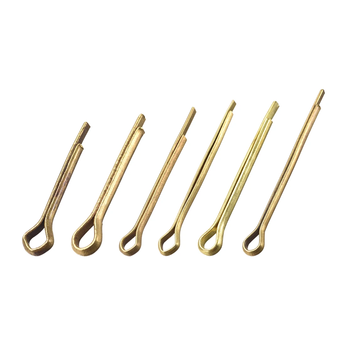 2 Pcs Split Cotter Pin - 2mm 2.5mm 3mm Diameter x 16/20/25/30/40mm Length Solid Brass 2-Prongs Gold Tone | Обустройство дома