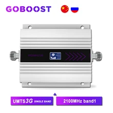 3g WCDMA 2100 МГц UMTS усилитель сигнала сотовой связи ЖК-дисплей Мобильный телефон Полезная нагрузка сигнал интернет-связь ретранслятор/