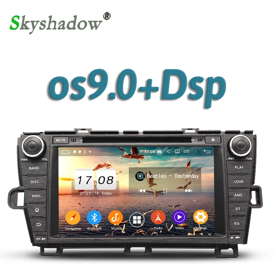 Excellent DSP Car DVD Player IPS Android 9.0 4GB RAM 32GB ROM 8 Core Bluetooth 4.2 Wifi GPS Map RDS Radio For Skoda Octavia 2014 2015 2016 0