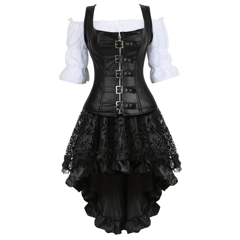 plus size steampunk corset dress