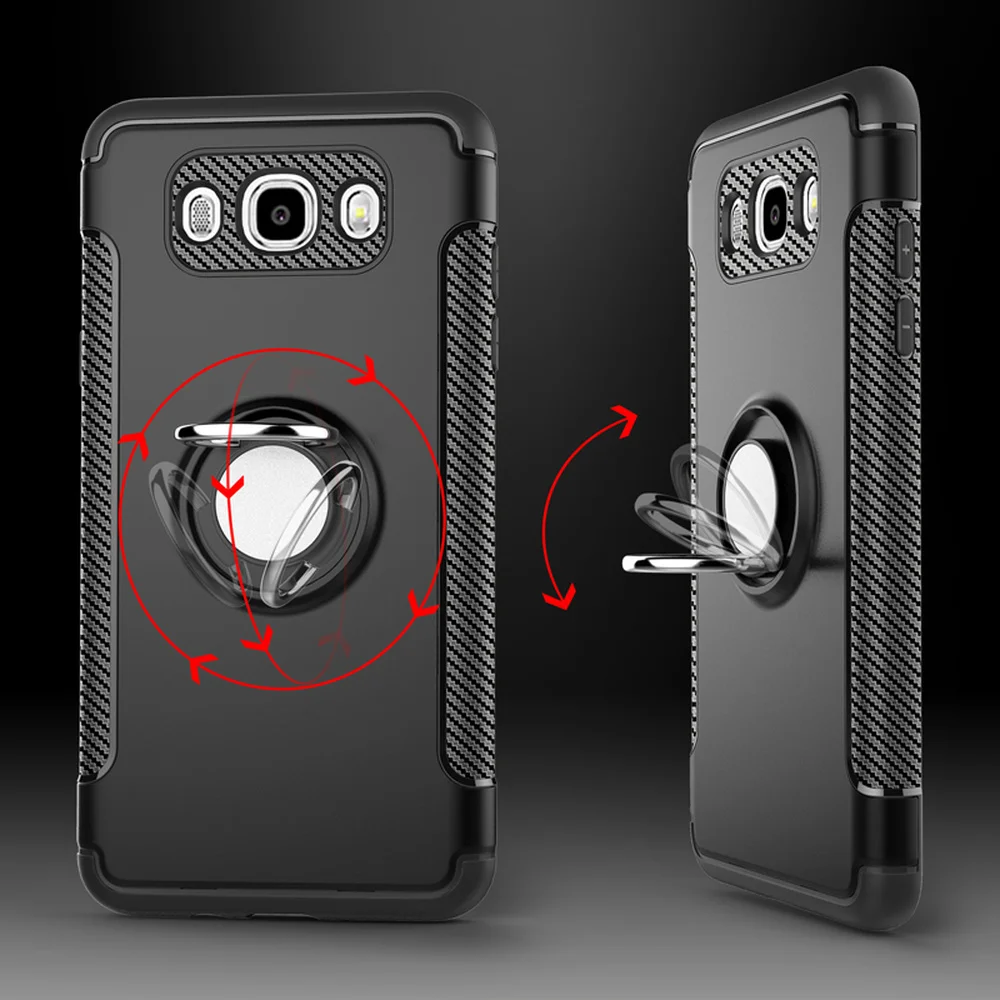 Чехол с кольцом для Samsung Galaxy J3 J5 J7 2016 J76 J56 J36 гибридный бронированный