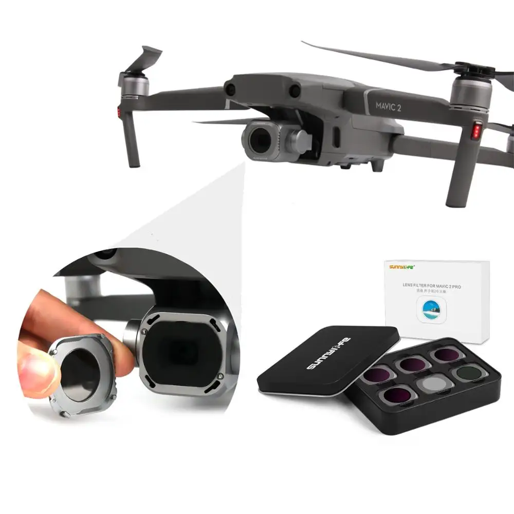Для Mavic 2 Pro объектив камеры Подвеса фильтры MCUV CPL ND4 ND8 ND16 ND32 Комплект фильтров