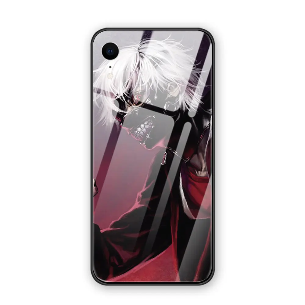 Чехол из закаленного стекла для iphone XR X XS MAX 5 5S 6 6S 7 8 Plus 11 11ProMax Coque Funda - Цвет: 11