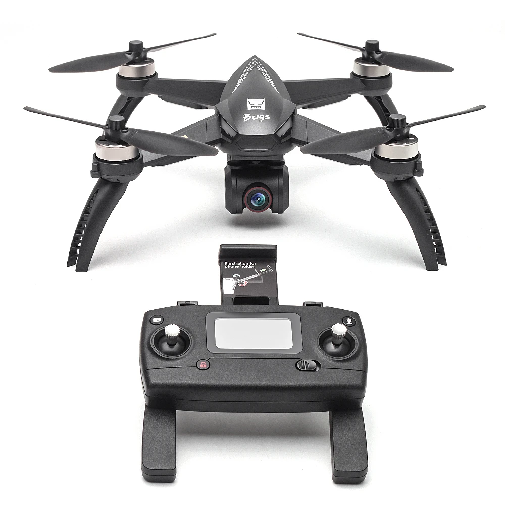 MJX Bugs 5W B5W gps Дрон 4K бесщеточный RC Квадрокоптер с 5G Wifi FPV ...