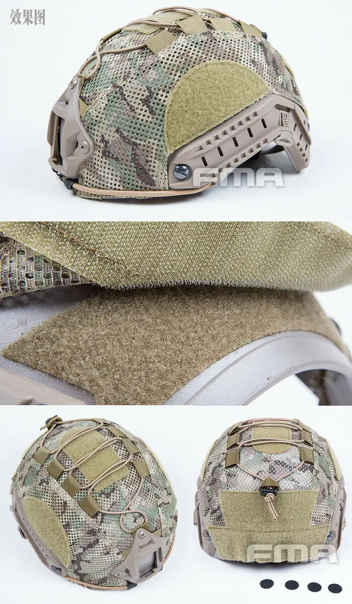 FMA TB1310Tactical страйкбол Быстрый Шлем Крышка для быстрого шлема BK/DE/Multicam