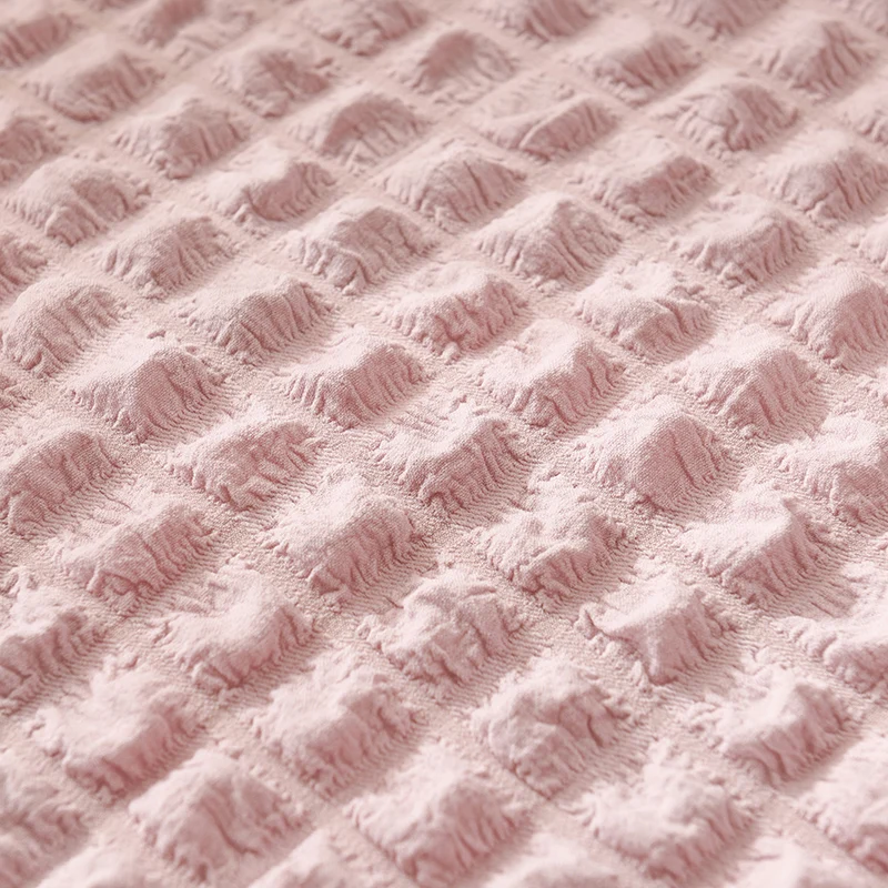 Чехлов розовый жаккардовая ткань для диванов с юбкой для Гостиная стрейч универсальный чехол для дивана мебель протектор 1/2/3/4 местный - Цвет: Pink