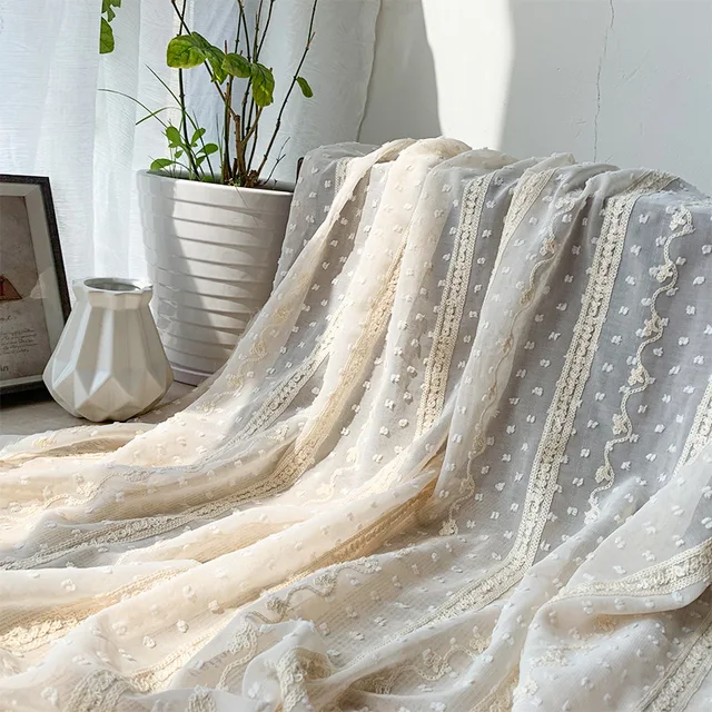 100X150 Cm Csúcsminőségű Francia Kiváló Minőségű Afrikai Tüll Hímzett Virág Átlátszó Nettó Csipke Szövet Esküvői Barkács Ruházathoz - Image 2