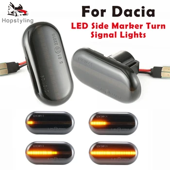 

2x Led Dynamic Turn Signal Lights Side Marker For Dacia Logan Lodgy Duster Dokker NP200