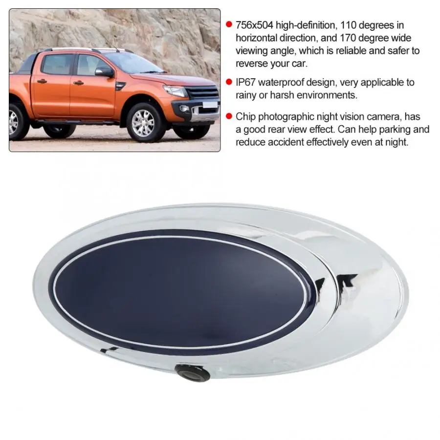 

camera Car Waterproof HD Rear View Reverse Parking Night Vision Camera Fits for FORD RANGER 12-19 car accessories
