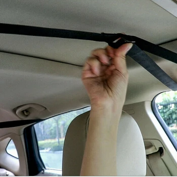 

2pcs Roof Top Transporting Travel Outdoor Camping Exterior With Storage Bag Foldable Car Luggage Rack Universal Cargo Carrier