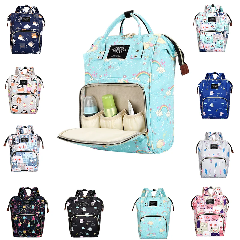 

Large Capacity Diaper Bag Mummy Nappy Travel Backpack Maternity Nursing Stroller Bag for Baby Care Waterproof