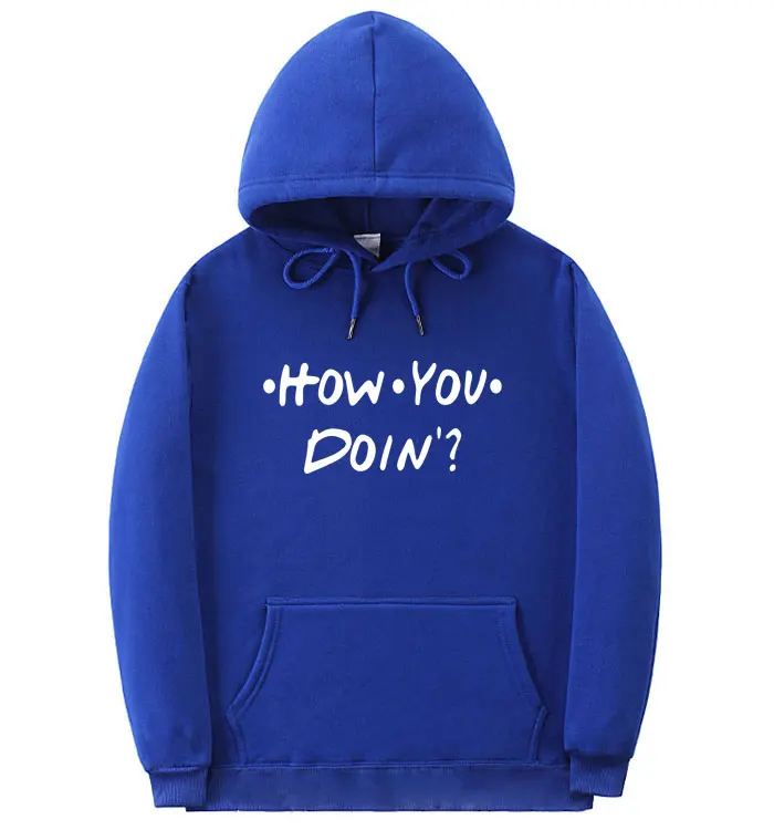 Blue MS310 Модные мужские и женские толстовки HOW YOU DOIN, толстовка с принтом homme Friends, худи, черный, розовый, оранжевый, белый, уличная одежда, пуловер - Цвет: Blue MS310