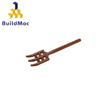 

BuildMOC Compatible Assembles Particles 95345 Grass rake fork pitchfork Building Blocks Parts DIY LOGO Educational Tech Toys