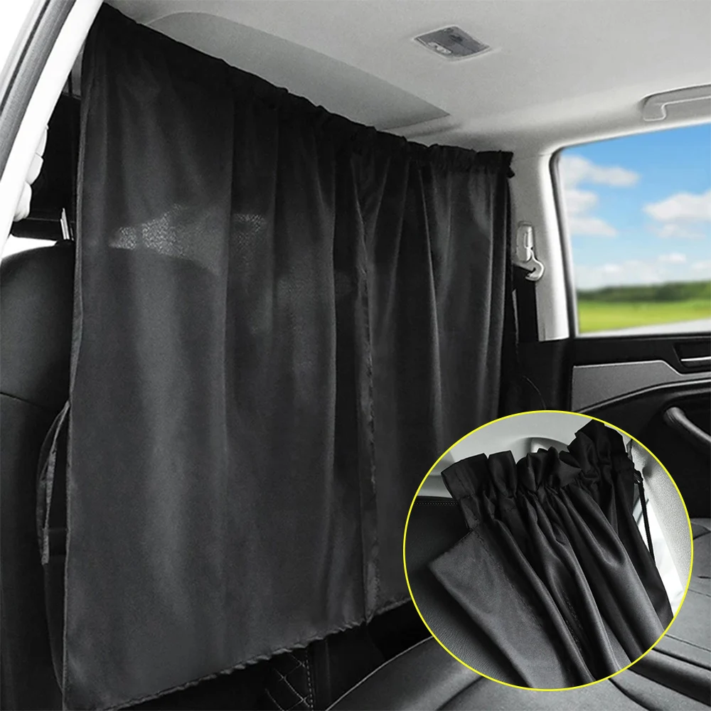 

Car Partition Curtain Window Privacy Car Front Rear Isolation Curtain Commercial Vehicle Air-conditioning Auto Sunshade Privacy