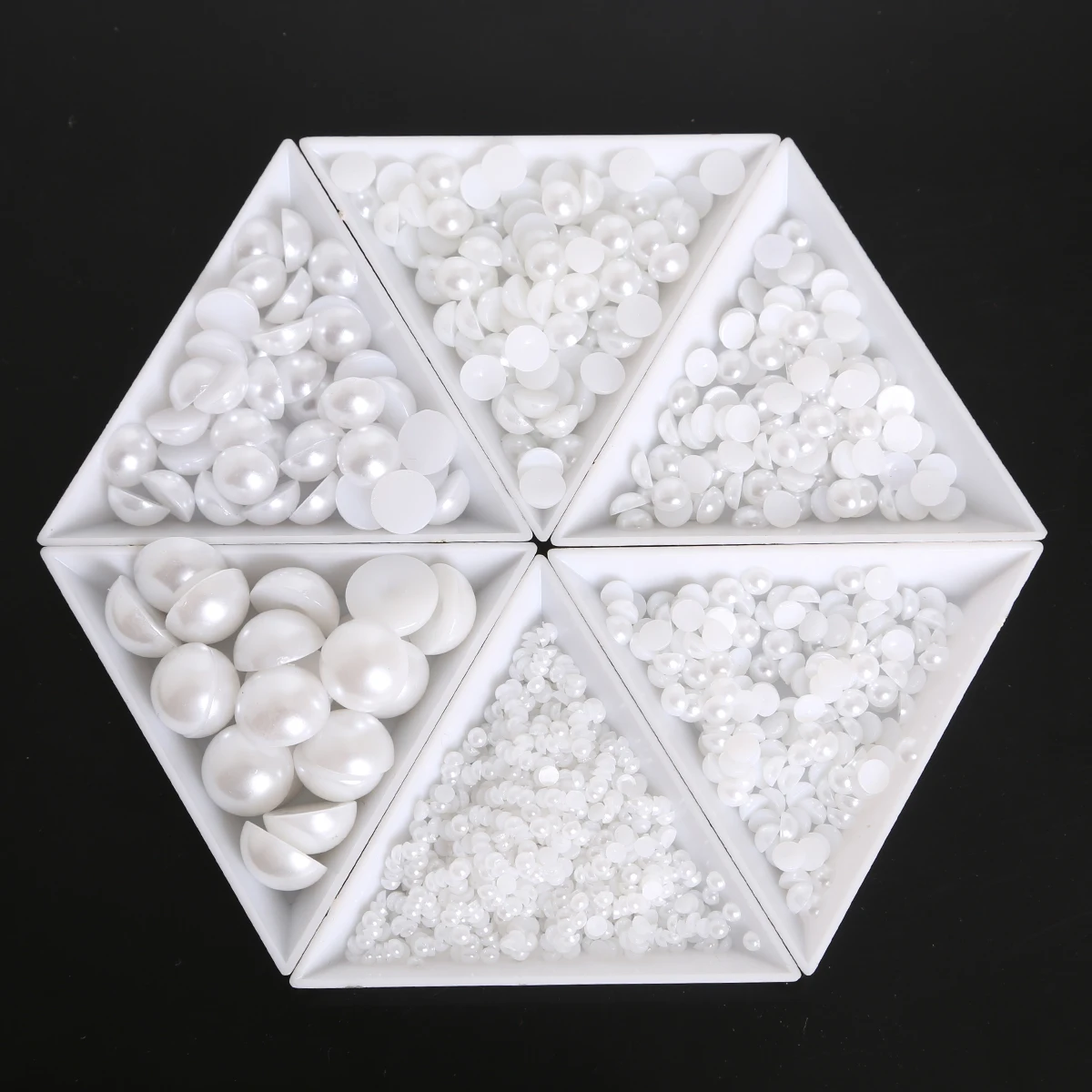50-1000 개/몫 1.5-14MM 멀티 컬러 ABS 모조 진주 비즈 네일 아트 DIY 공예 스크랩북 장식에 대 한 Flatback 비즈
