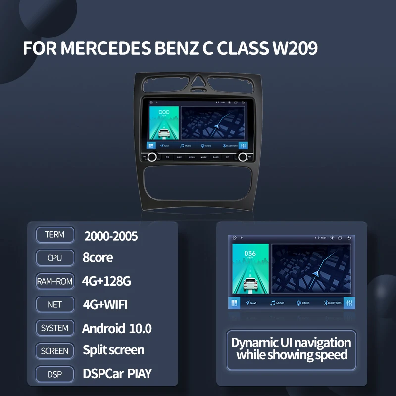 Kingchange Android 10 0 Автомобильный мультимедийный видеоплеер 9 &quotнавигация для Mercedes Benz