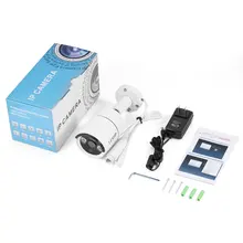 LESHP HD 4.0MP POE IP пуля камера наружная Водонепроницаемая камера безопасности День/ночное видение Обнаружение движения интеллектуальная сигнализация