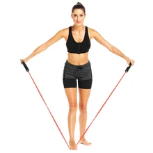 Тянущаяся веревка для йоги, Эспандеры для фитнеса, тренажерного зала, резинки для груди, экспандер для тренировок, тренировочная лента