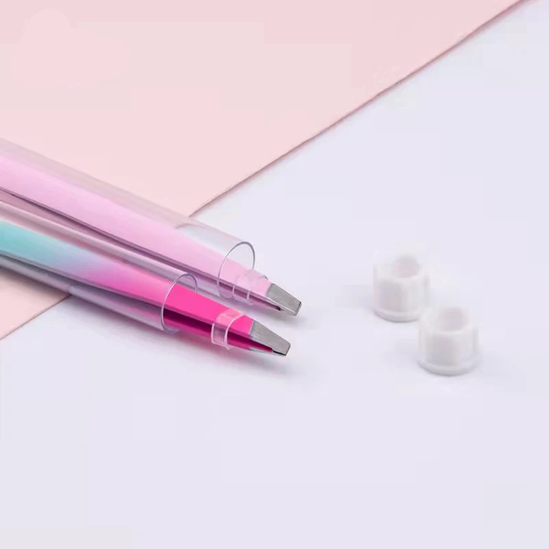 Professional Eyebrow Tweezers Stainless Steel Hair Removal Pincet Clips with Boxes