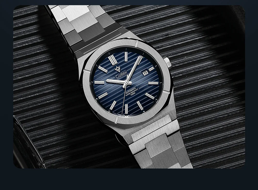 CADISEN Watch for Men Luxury Automatic Men MIYOTA-8215 Movement Sapphire Crystal 42mm Dial 100m Waterproof  Wristwatches C8200