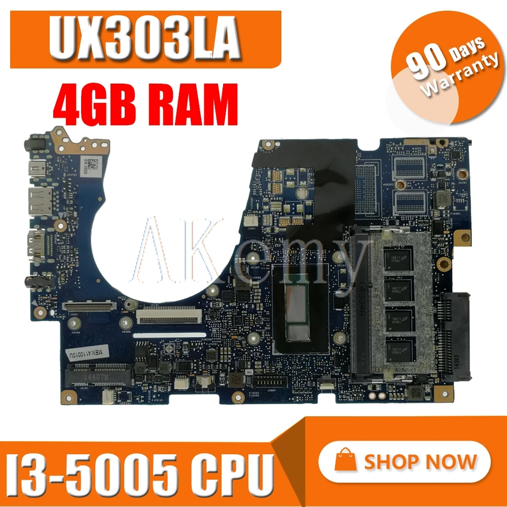 UX303LAB Moederbord 4G Ram I3-5005 Cpu Voor Asus UX303LA UX303LB UX303LN UX303L UX303 Laptop Moederbord UX303LAB Moederbord UX303LAB Moederbord 4G Ram I3-5005 Cpu Voor Asus UX303LA UX303LB UX303LN UX303L UX303 Laptop Moederbord UX303LAB Moederbord