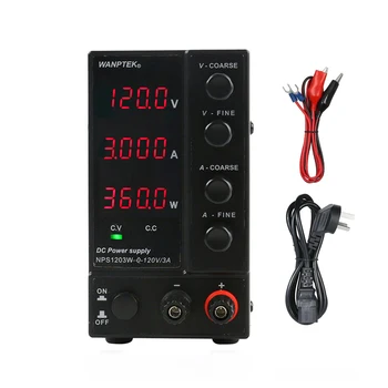 

NPS1203W 120V3A 360W 4 Digital Display DC Power Supply Regulated Power Supply Adjustable Laboratory Test Switching Power Supply