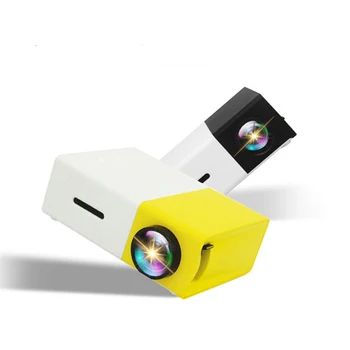 

LED Projector Audio 320x240 Pixels USB Mini Projector Media Player For Home Cinema Use