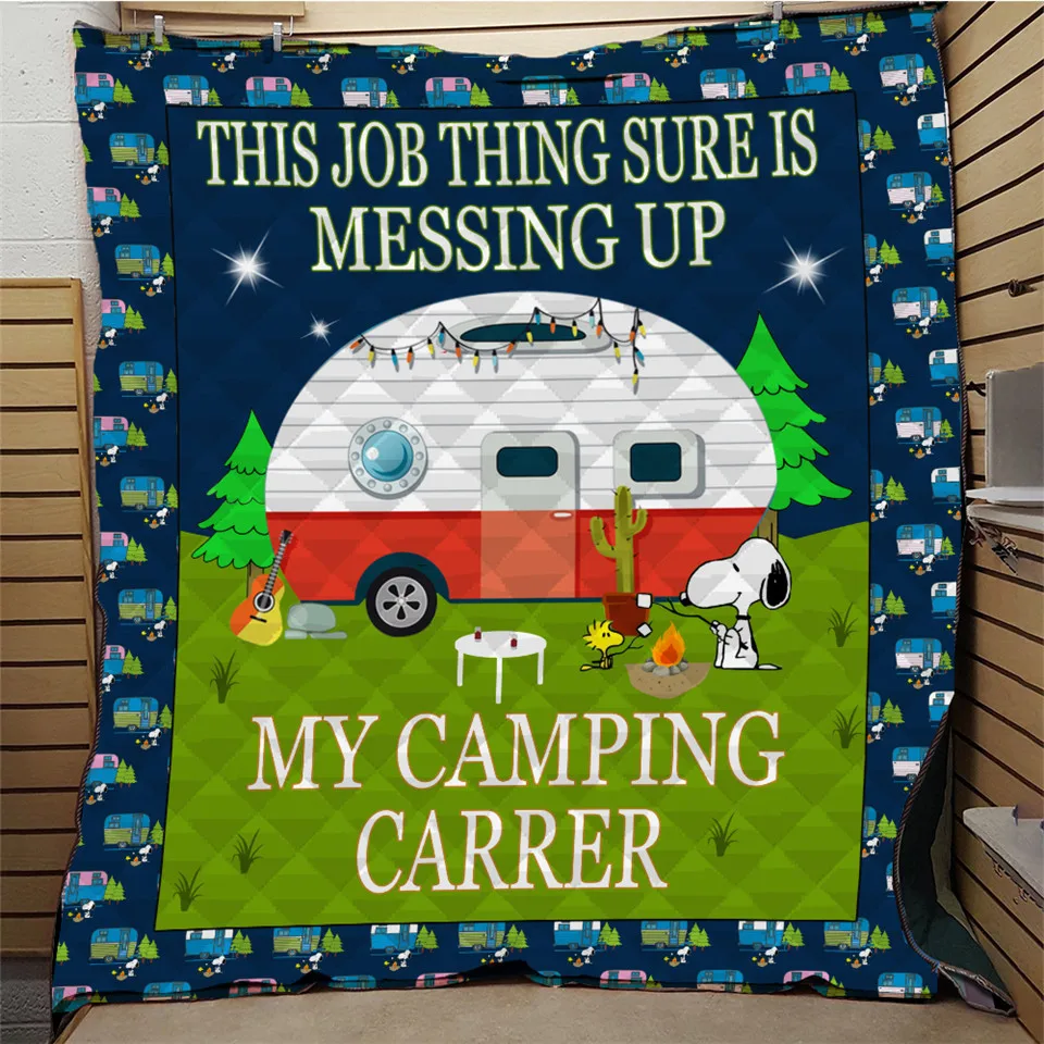 SOFTBATFY кемпинг караван одеяло с принтом всесезонное одеяло для кровати мягкое теплое одеяло хлопок одеяло Прямая поставка - Цвет: CP5
