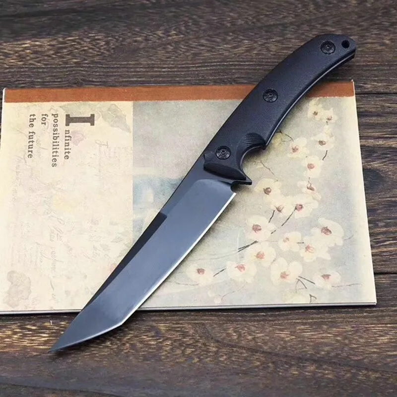 HS инструменты охотничий нож Тактический фиксированный нож D2 Сталь G10 ручка нож выживания кемпинг портативный открытый прямой нож