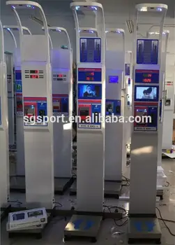 Cheap Lcd Tv Display Coin Vending Machine, Multi-function Body Weighing Scale With Height Measuring