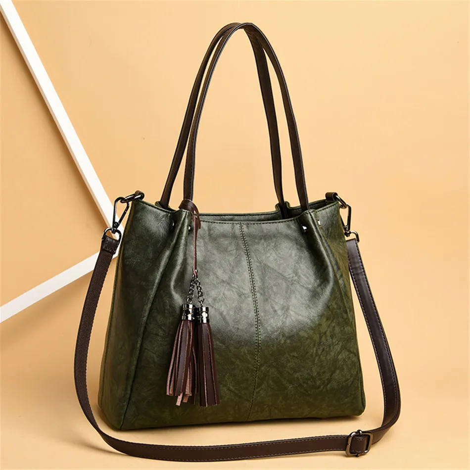 Роскошные брендовые мягкие кожаные сумки, винтажные женские ручные сумки, дизайнерская женская сумка-тоут, сумки через плечо для женщин, сумка через плечо