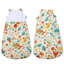 Цветной детский спальный мешок без рукавов на молнии, хлопковый детский спальный мешок 70 см 80 см, теплый зимний спальный мешок для ребенка