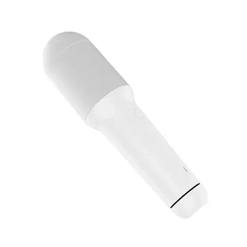 Белый Xiaomi YMI Bluetooth интегрированный микрофон для караоке беспроводной ручной Aux type-C портативный микрофон для семейного сбора прямой трансляции - Цвет: Белый