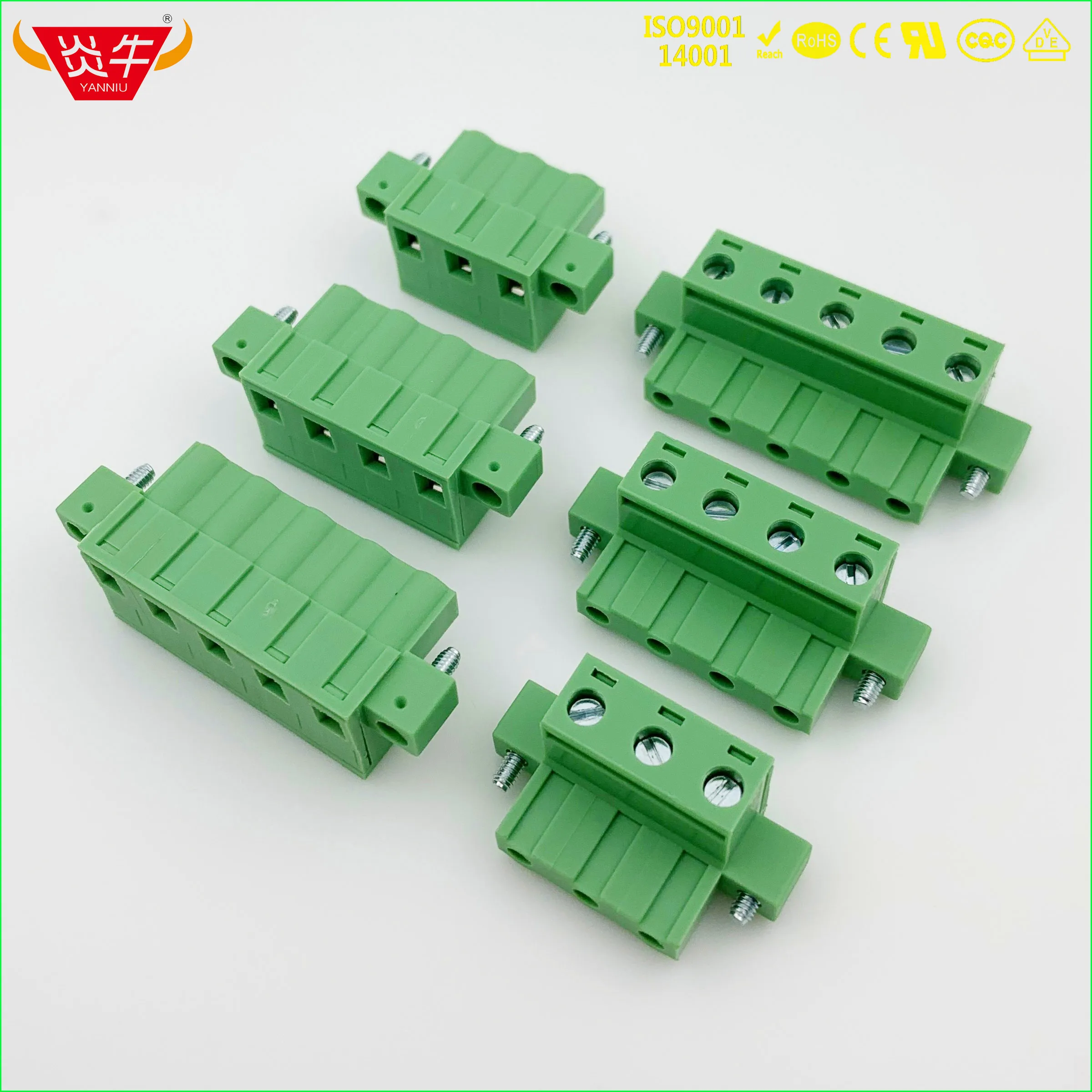 KF2EDGKM 7,62 2P~ 12P разъем PCB плагин клеммный блок 2EDGKM 7,62 мм 2PIN~ 12PIN GMSTB 2,5 STF 1858769 PHOENIX контакт