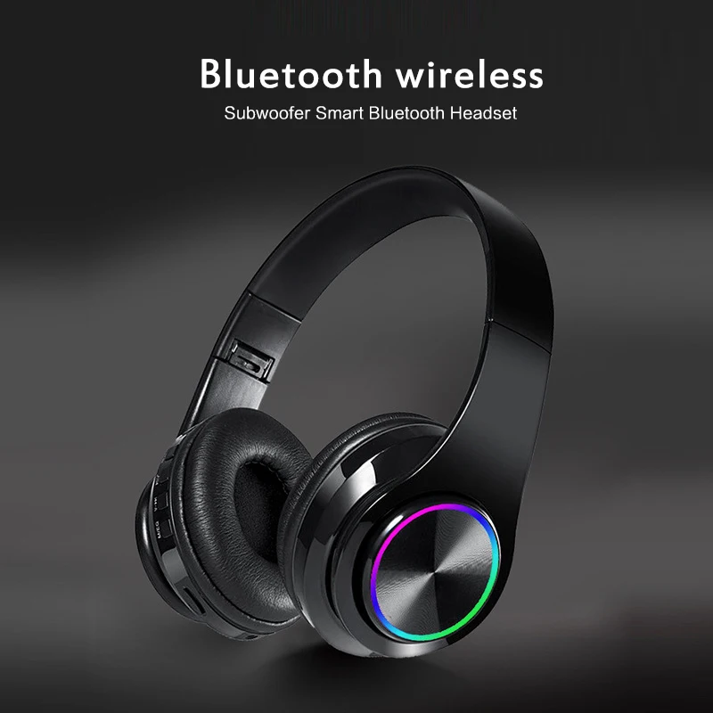 best gym headphones Headsets Gamer Headphones Blutooth Surround Sound Stereo Wireless Earphone USB With MicroPhone Colourful Light PC Laptop Headset wireless headset with mic Earphones & Headphones