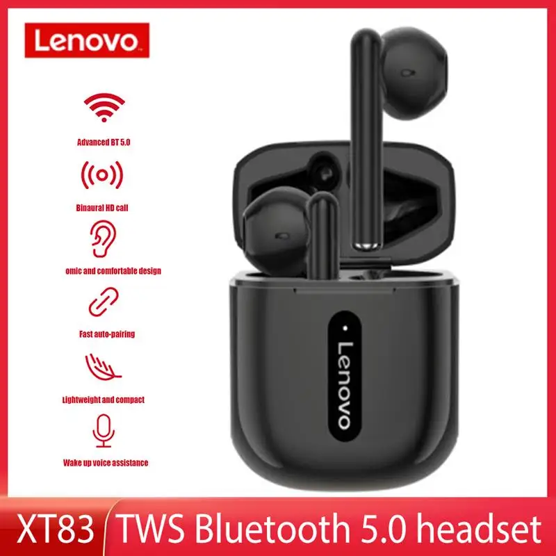 Lenovo XT83 TWS Bluetooth 5 0 наушники беспроводные 9D стерео спортивные IPX5 водонепроницаемые