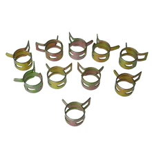 10 шт. 13 мм пружинный Тип топливный вакуумный шланг силиконовый трубный зажим