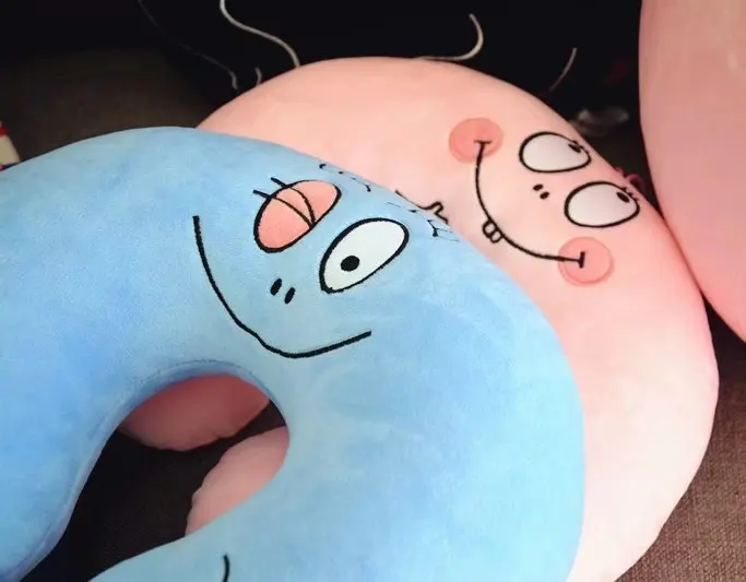 Милый французский мультфильм Баба папа серия Barbapapa диван офис U-SHAPE Подушка поясничная поддержка