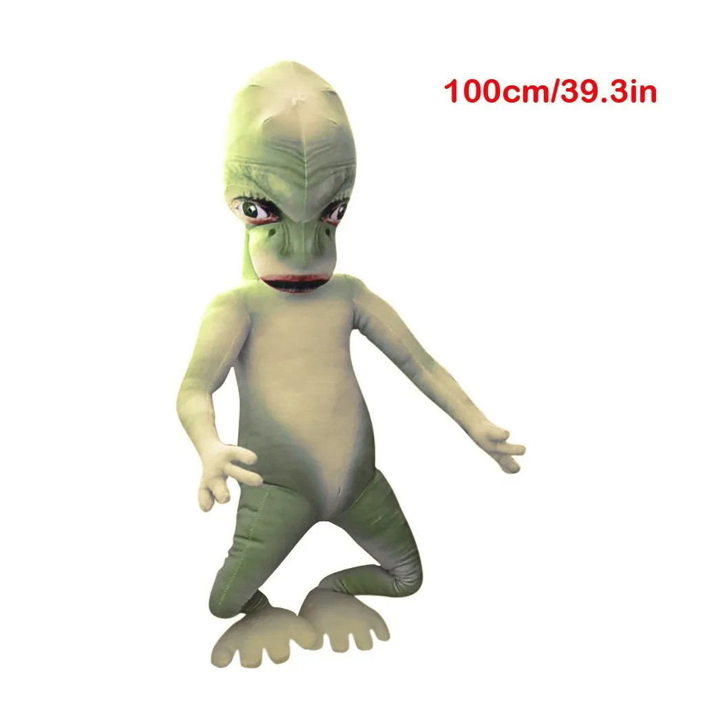 60-100 см ET Alien, плюшевая игрушка, хлопок, мягкая, мягкая, экстра-земная, странная, забавная кукла, ребенок, дети, реалистичный подарок, высокое качество