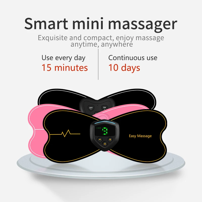 Neck Massager Back Massager EMS Fashion Muscle Stimulator Shiatsu Cervical Neck Vibro Massage Health Care Trainer Gift For Lover Neck Massager Back Massager EMS Fashion Muscle Stimulator Shiatsu Cervical Neck Vibro Massage Health Care Trainer Gift For Lover