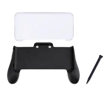 

3 in 1 Hand Grip Gamepad Holder +Crystal Case+Plastic Stylus Pen for Nintendo NEW 2DS LL XL