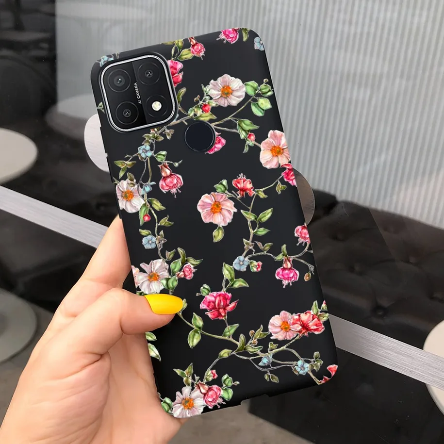 cases for oppo cell phone Couple Love Heart Case For OPPO A15 A15s A 15 Phone Case Cute Cartoon Painted Matte Bumper Soft Cover For OPPOA15s CPH2179 Funda best case for oppo Cases For OPPO