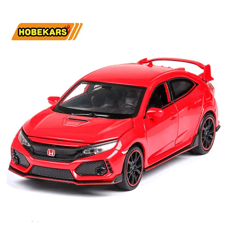 Модель литая автомобиля CIVIC Type R из металлического сплава 1/32 имитация с