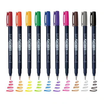 

Multicolor Tombow Calligraphy Brush Pen Practise Calligraphy Marker Pen Lettering Soft Handwriting for School Office Stationery