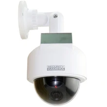 OWGYML Solar Energy Fake Camera Outdoor Waterproof Dummy CCTV Camera With Flashing Light CCTV Surveillance Fake Security Camera