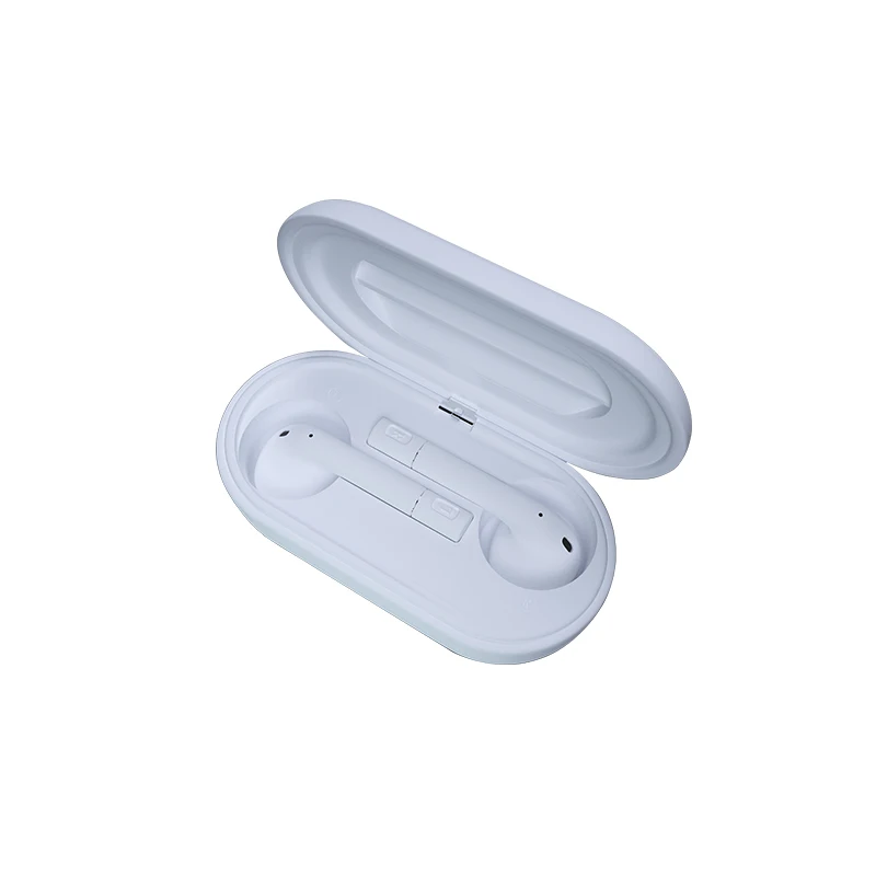 White TWS беспроводной Bluetooth 5,0 футляр для наушников спортивные сенсорные наушники настоящие HIFI наушники 6D HD стерео наушники с микрофоном PK T5 QS1 GT1 - Цвет: White