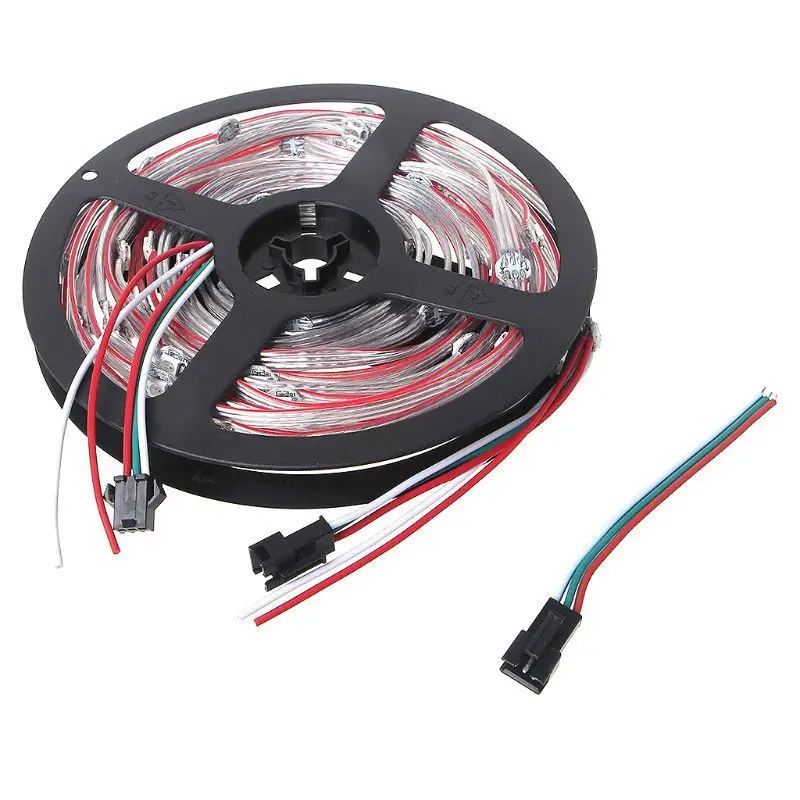 WS2812b 5V 5050 Патч маленькая круглая пластина встроенный IC полноцветный соединительный провод маленькая круглая пластина SK6812