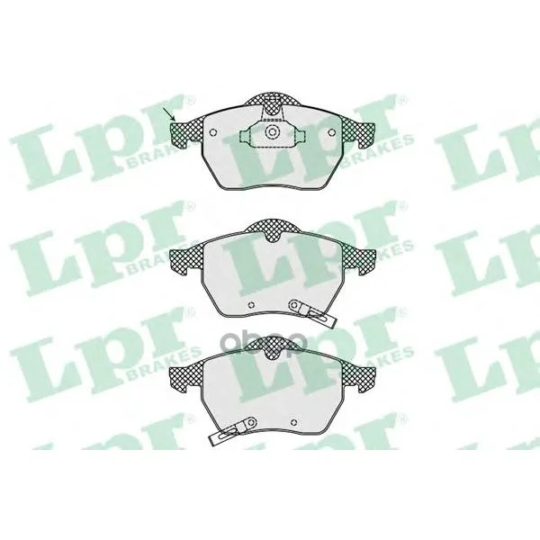 Колодки Тормозные Opel Astra G/Zafira/Saab 9-3/9-5 Передние Lpr 05p689 Lpr арт. 05P689