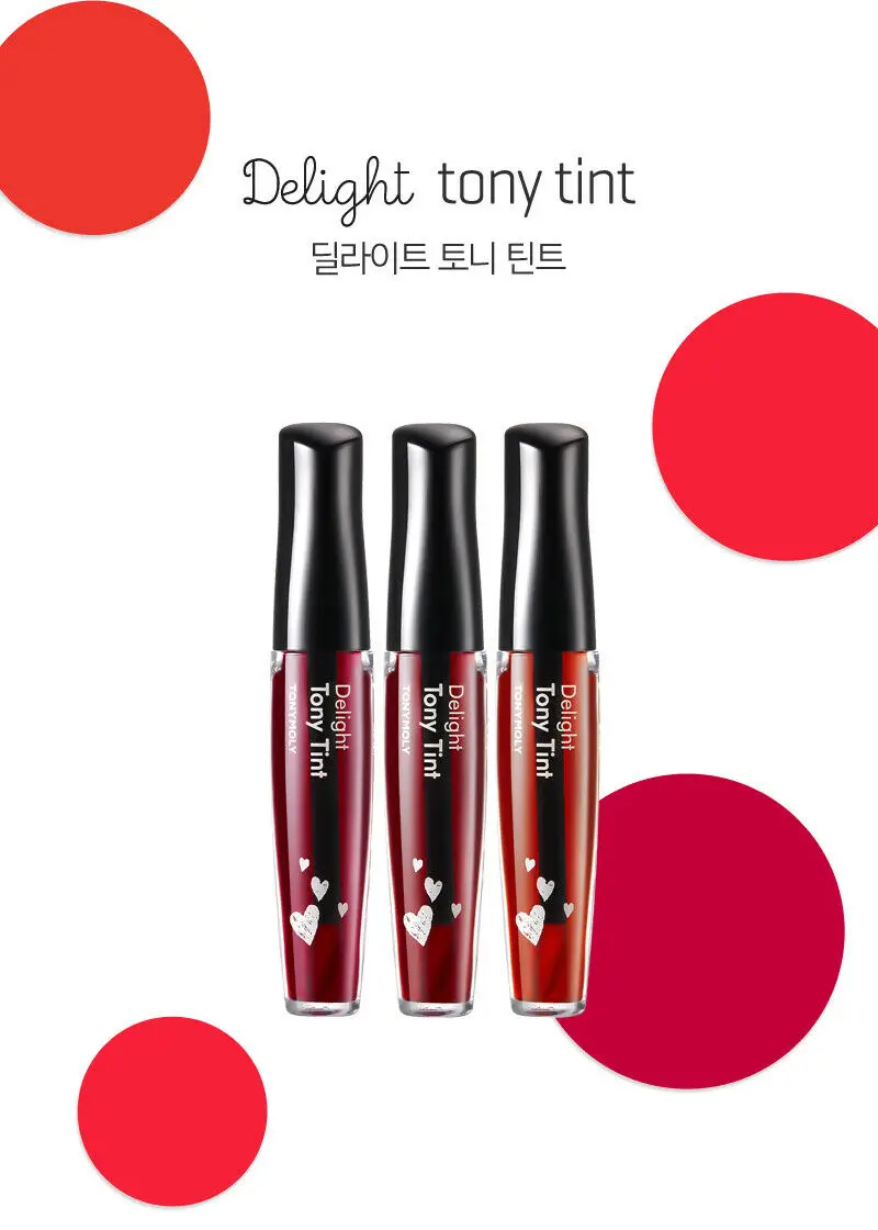 Delight Tony Tint Lip Idol 2pcs Long Lasting Matte Gloss Korea Cosmetics TONYMOLY