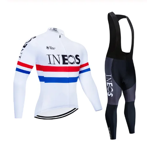 Pro team 2020 INEOS длинный рукав Велоспорт Джерси костюм весна и осень Набор мужская